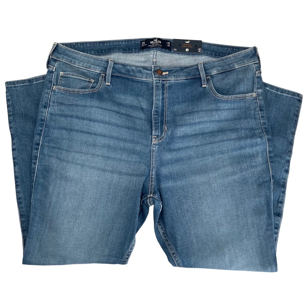Hollister High-Rise Super Skinny Jeans Women‎ 21S NWT Stretch Denim High Waisted